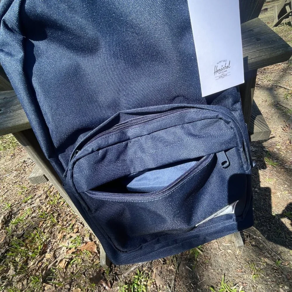 NWT Unisex Adult OS Navy Herschel Supply Co. Miller Backpack - Picture 10 of 15